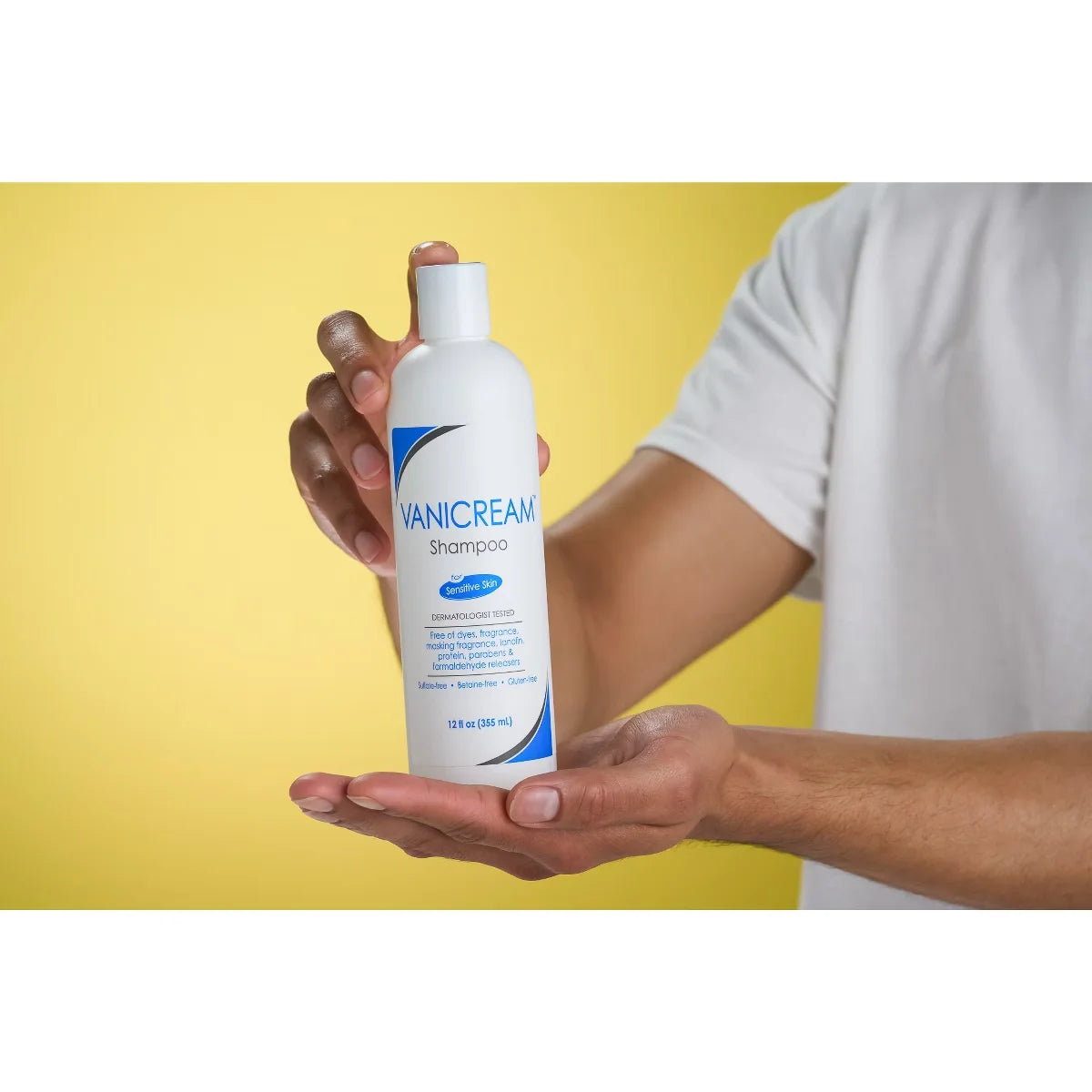 Vanicream Shampoo for Sensitive Skin - Unscented - 12 fl oz: Basic Cleansing, Oil Control, Hypoallergenic, Vegan