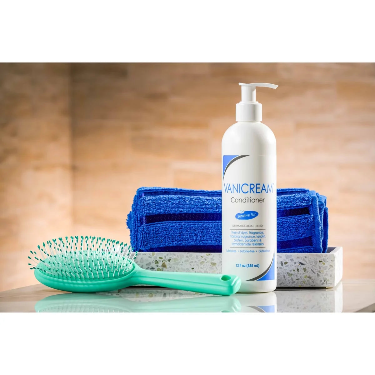 Vanicream Conditioner for Sensitive Skin - Unscented - 12 fl oz: Hypoallergenic, Sulfate-Free, All Hair Types, Daily Use