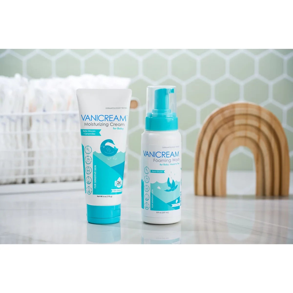 Vanicream Tear-Free Unscented Moisturizing Cream for Baby - 6 fl oz: Hypoallergenic, Paraben-Free, Gluten-Free