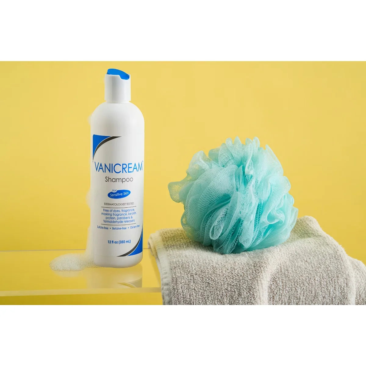 Vanicream Shampoo for Sensitive Skin - Unscented - 12 fl oz: Basic Cleansing, Oil Control, Hypoallergenic, Vegan